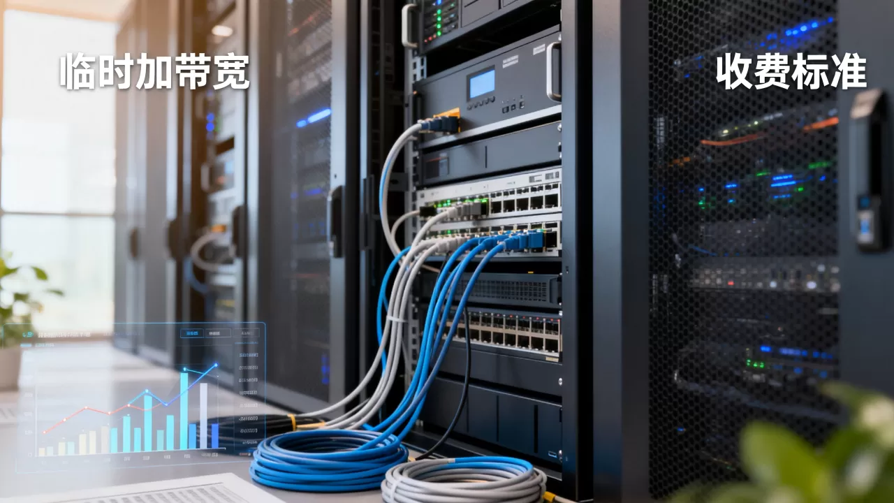 带宽租用旺季临时加带宽怎么收费