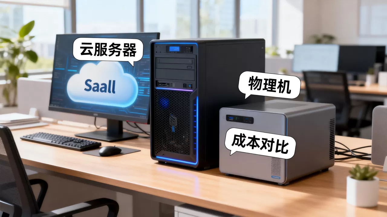 SaaS初创公司在杭州租服务器还是先上云，创业初期选云服务器还是物理机哪个成本更低？