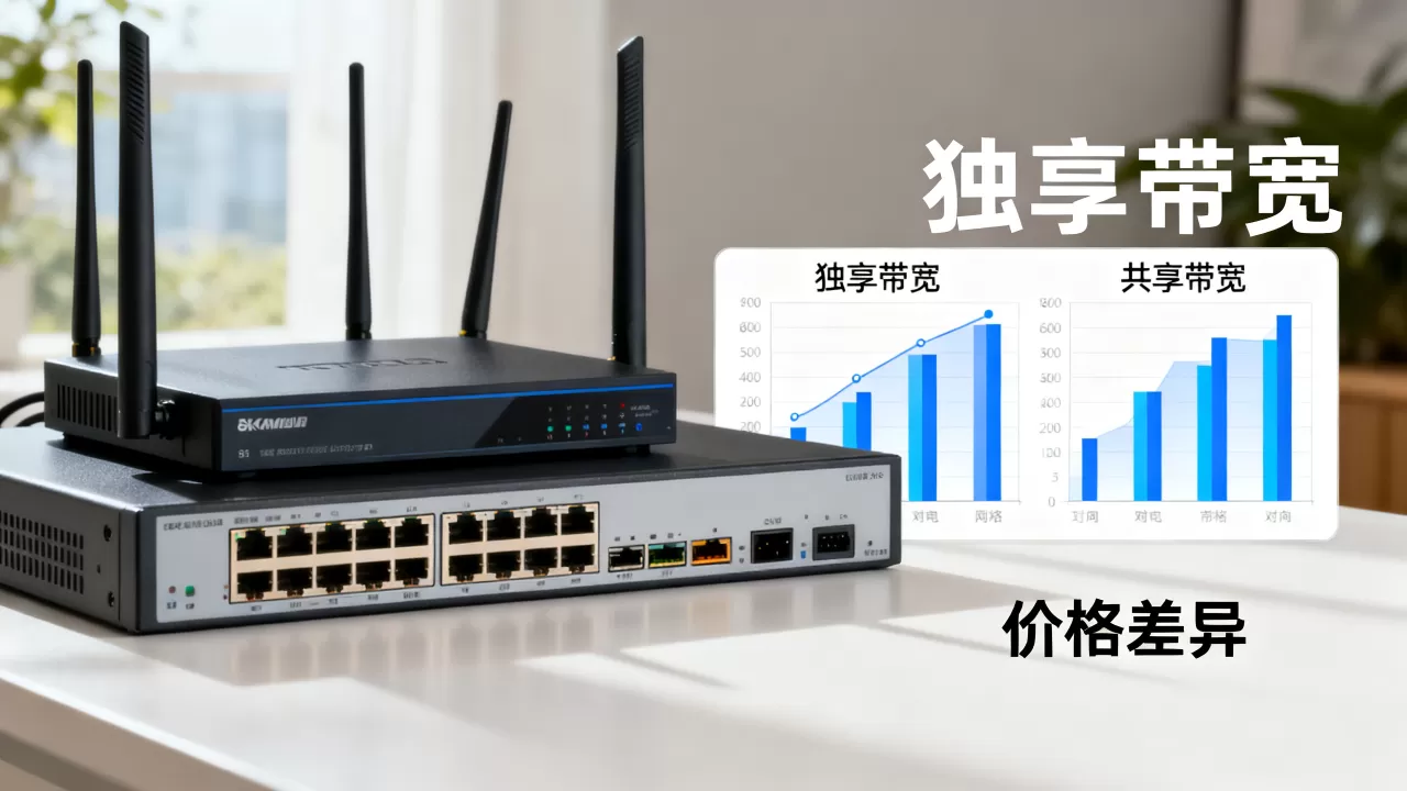 独享带宽和共享带宽的价格差多少 独享带宽和共享带宽的价格差多少