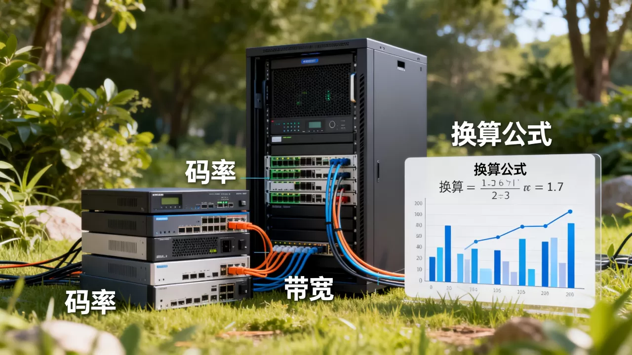 点播系统的码率和带宽怎么换算，视频码率与带宽需求计算方法是怎样的