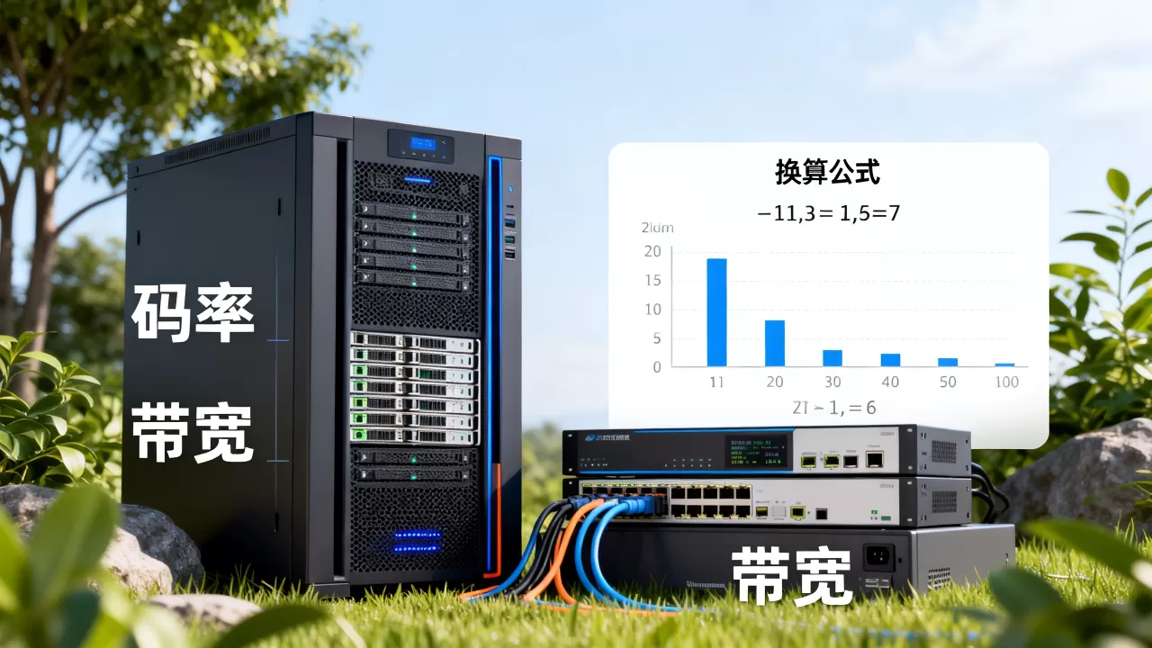 点播系统的码率和带宽怎么换算，视频码率与带宽需求计算方法是怎样的