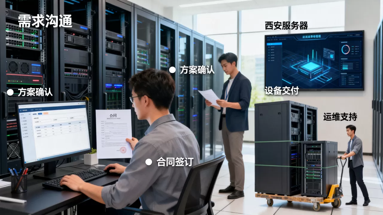 西安服务器租用需要走什么流程 西安服务器租用需要走什么流程