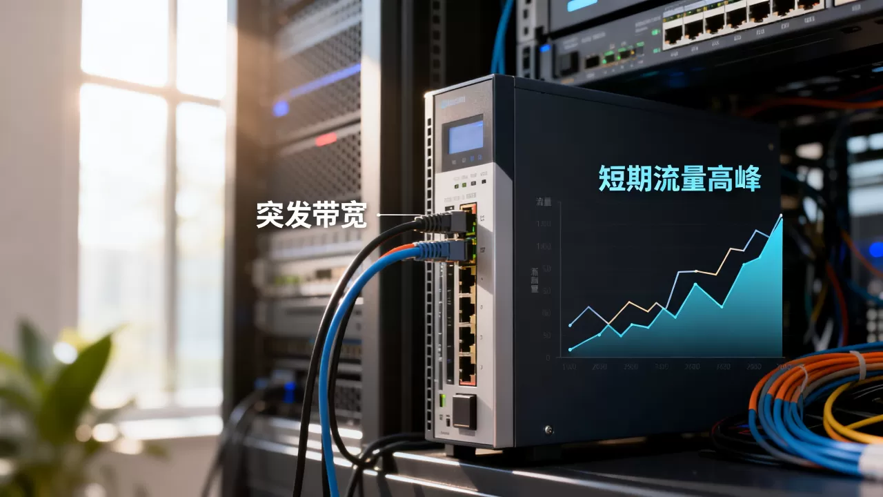 突发带宽能应对短期流量高峰吗，突发带宽是什么怎么选