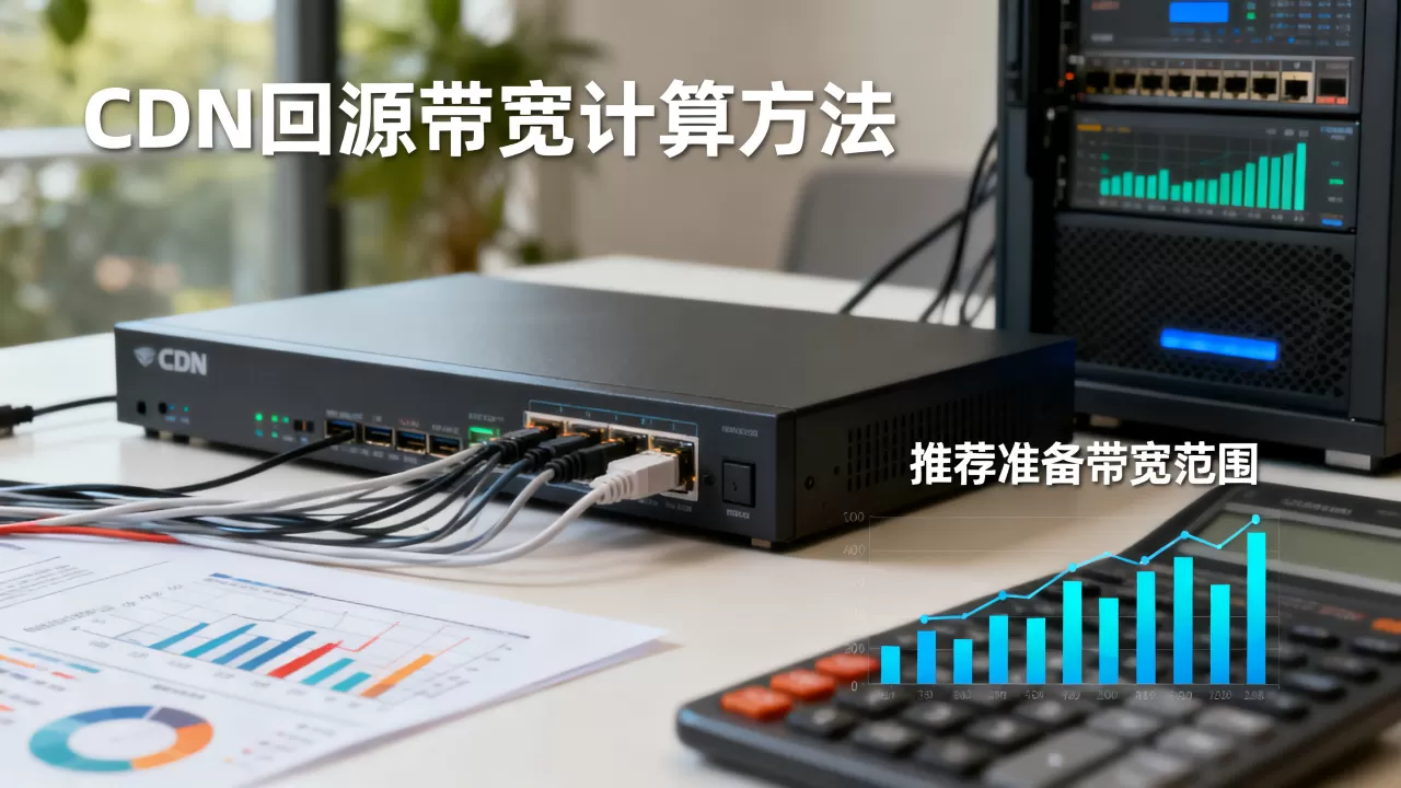 CDN回源带宽一般需要提前准备多大才合适，回源带宽怎么算