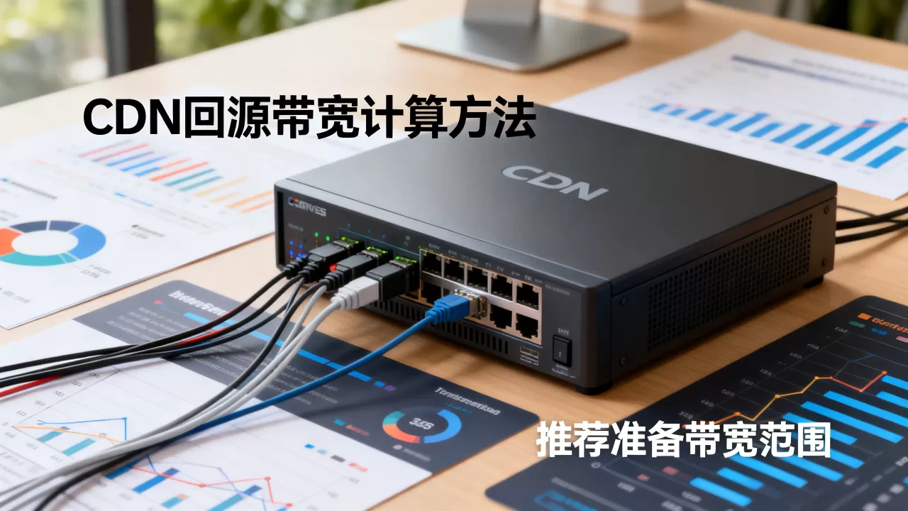 CDN回源带宽一般需要提前准备多大才合适，回源带宽怎么算