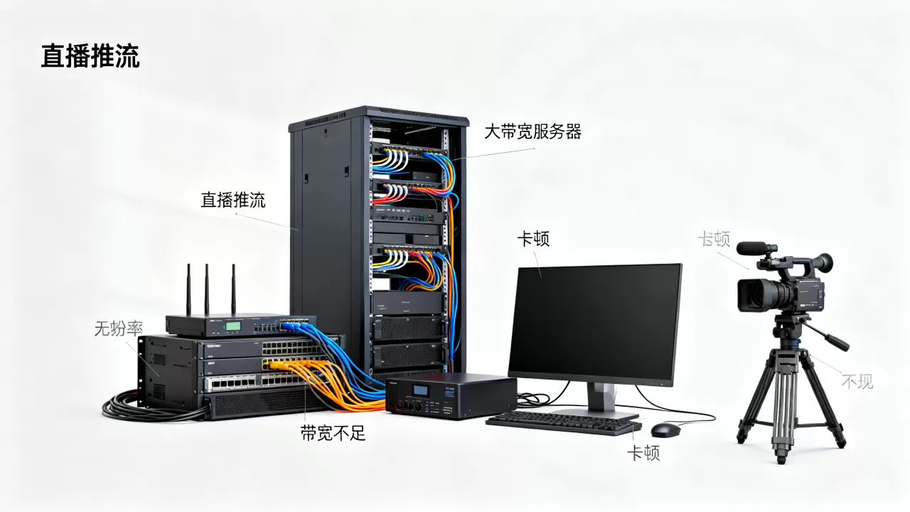 直播推流需要上大带宽服务器吗,带宽不够会卡顿吗 直播推流需要上大带宽服务器吗,带宽不够会卡顿吗