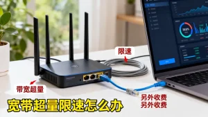 带宽超量之后是限速还是另外收费，宽带超量限速怎么办
