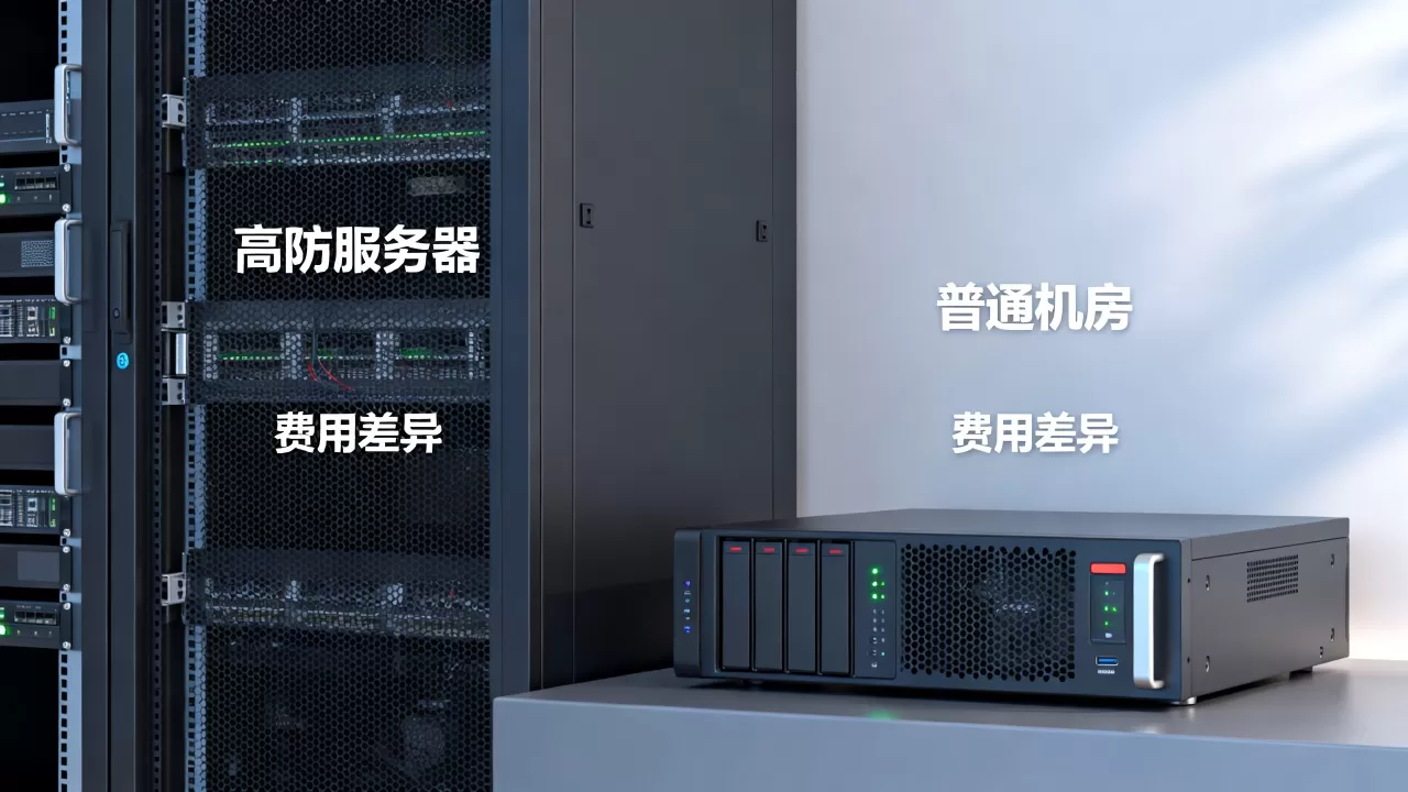 深圳高防服务器租用价格为何比普通机房高？高防服务器费用差异