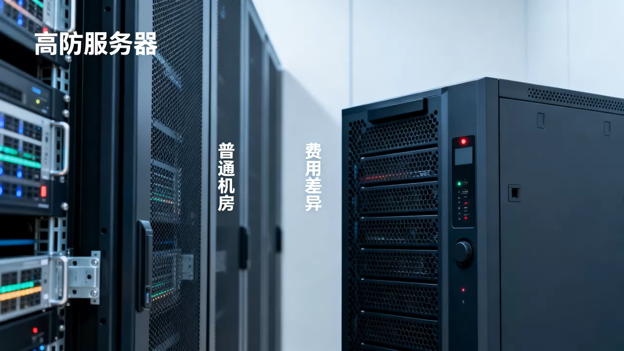 深圳高防服务器租用价格为何比普通机房高？高防服务器费用差异
