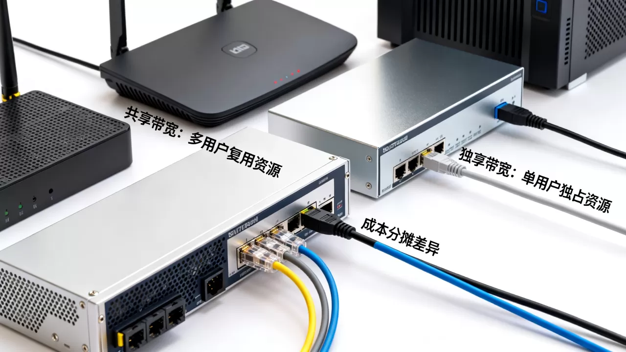 共享带宽为什么比独享带宽便宜,价格差异原因解析 共享带宽为什么比独享带宽便宜,价格差异原因解析