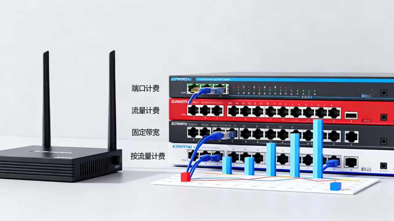 带宽按端口计费和按流量哪种更划算，固定带宽和按流量计费怎么选？