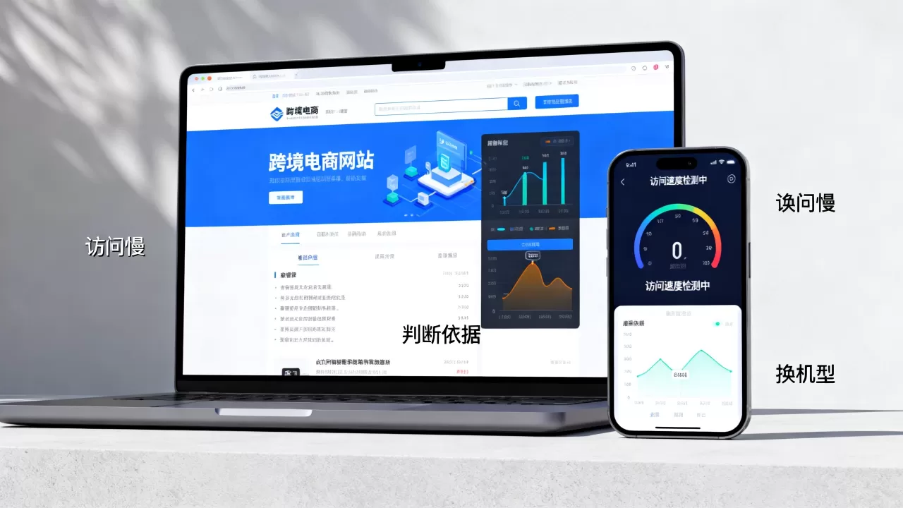 跨境电商网站访问慢要考虑换机型吗，判断依据有哪些