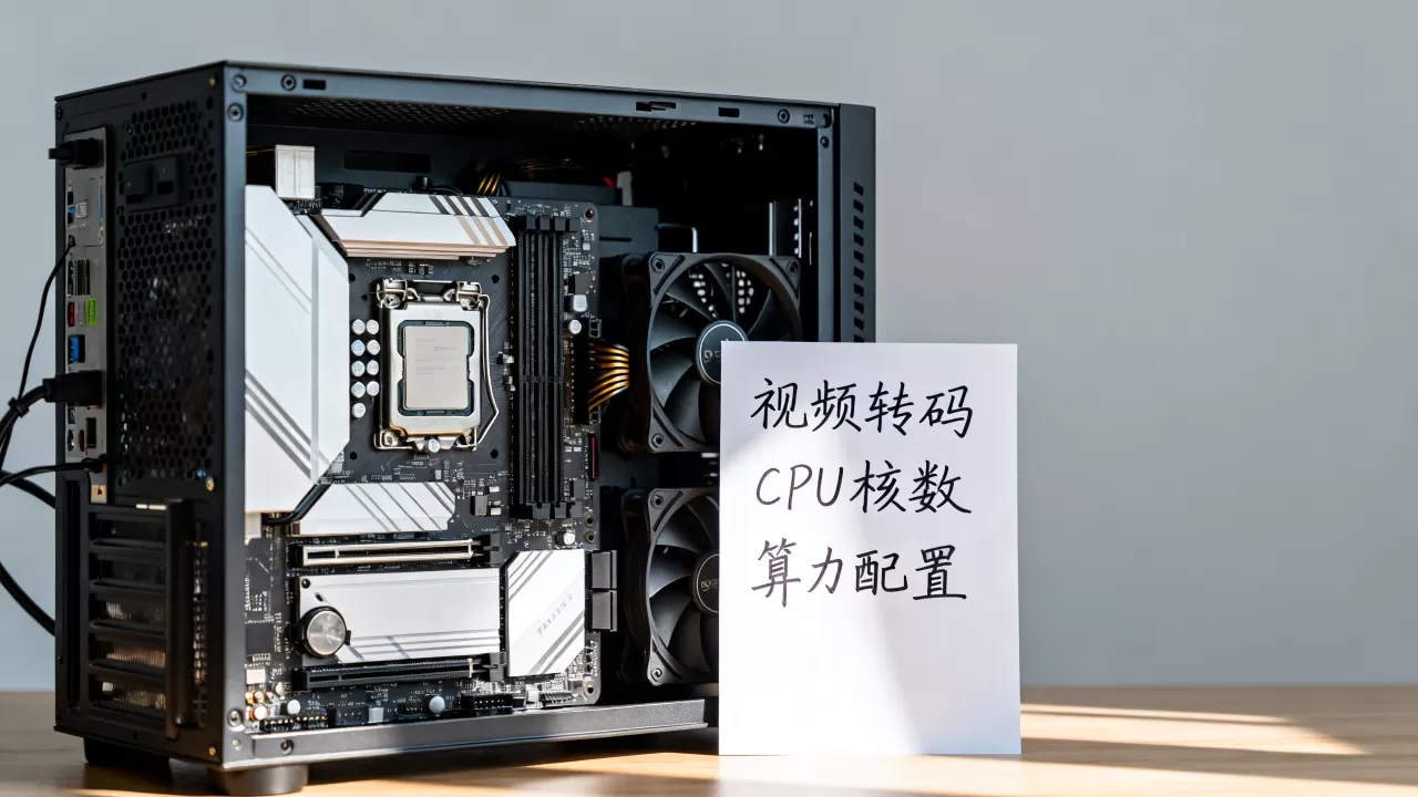 视频转码业务租用物理机如何配置算力？CPU核数怎么选