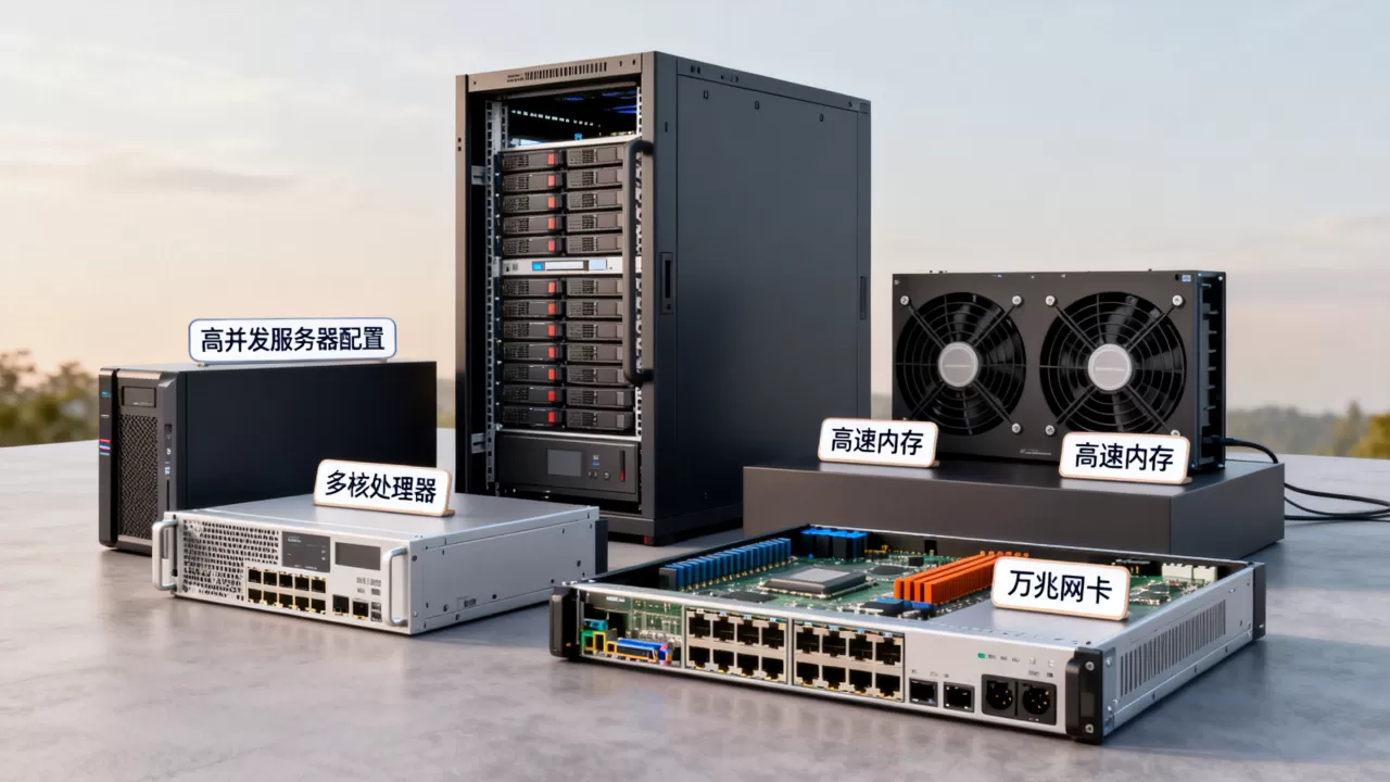 游戏服务端高并发场景整机怎么选型，高并发服务器选什么配置？