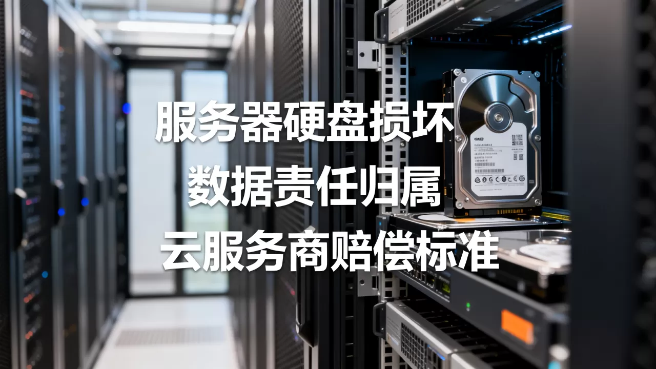 租的服务器硬盘坏了数据谁来负责？，云服务商数据丢失赔偿标准是什么？