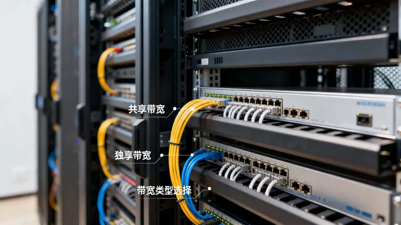 深圳大带宽服务器选共享还是独享？带宽类型怎么挑？