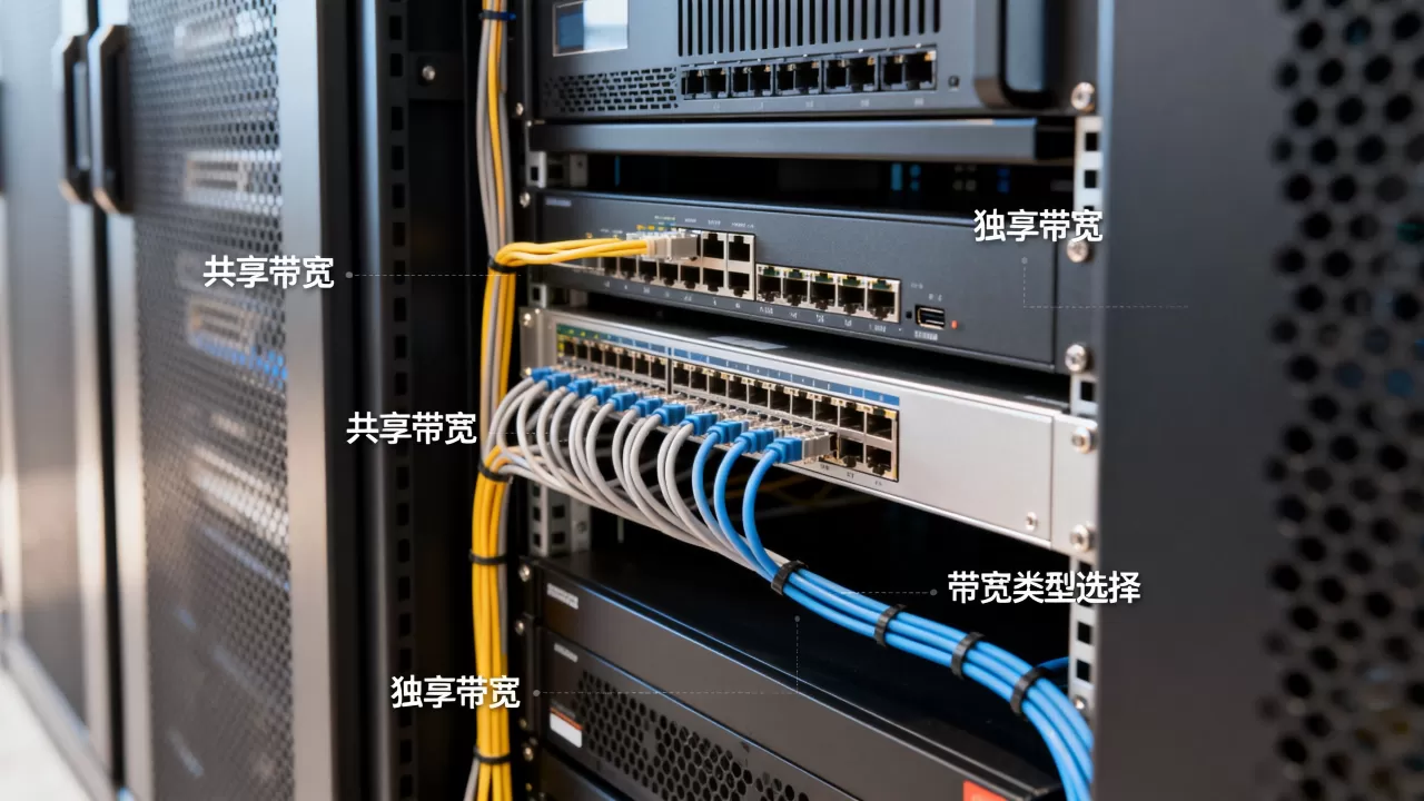 深圳大带宽服务器选共享还是独享？带宽类型怎么挑？