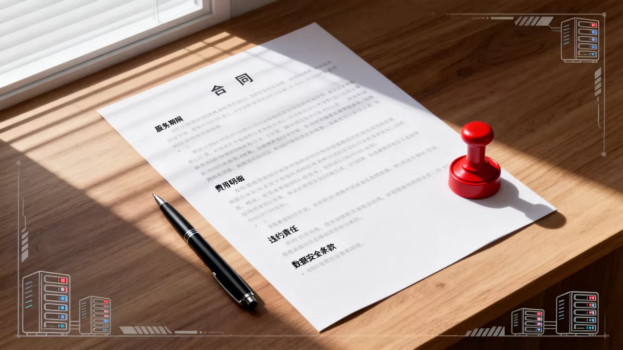 武汉服务器租用合同里要看清哪些条款，合同陷阱有哪些？
