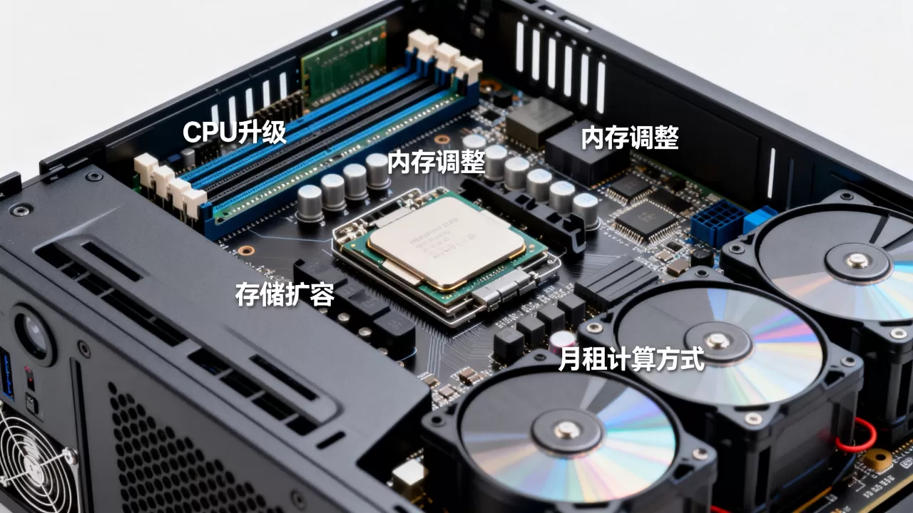 物理机配置升降真的会影响月租吗，调整硬件后租赁价格怎么算？
