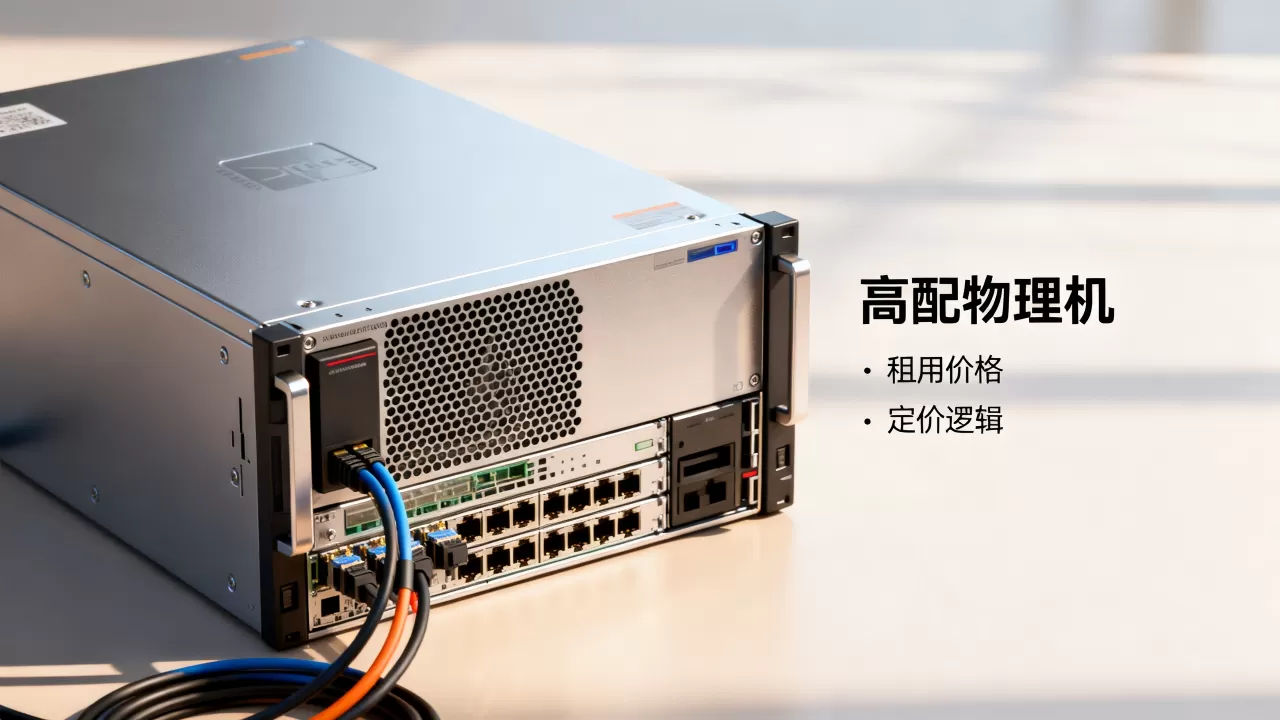 高配物理机租用价格怎么算?定价逻辑通俗解读 高配物理机租用价格怎么算?定价逻辑通俗解读