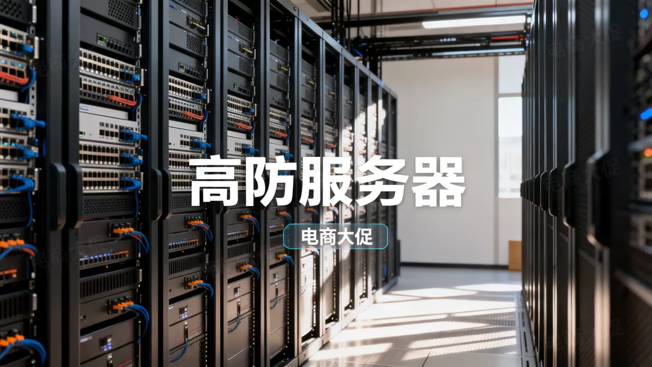 广州电商大促期间高防服务器怎么租？大促高防服务器租用策略