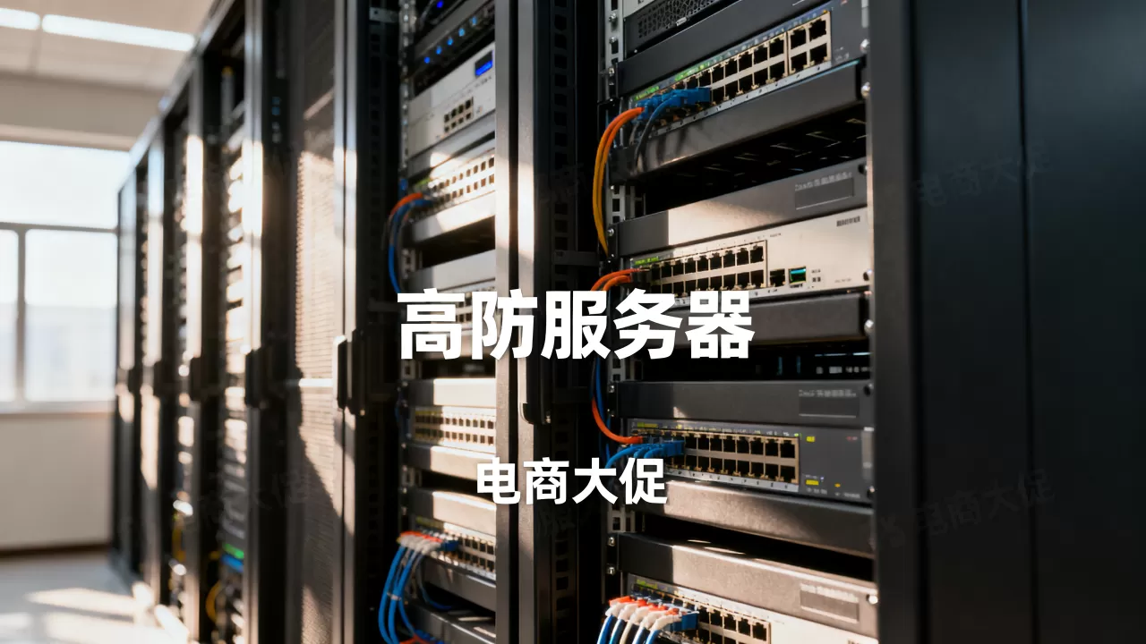 广州电商大促期间高防服务器怎么租？大促高防服务器租用策略