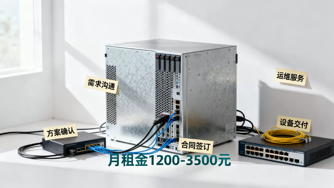 租一台武汉独立物理服务器要走哪些流程，多少钱？
