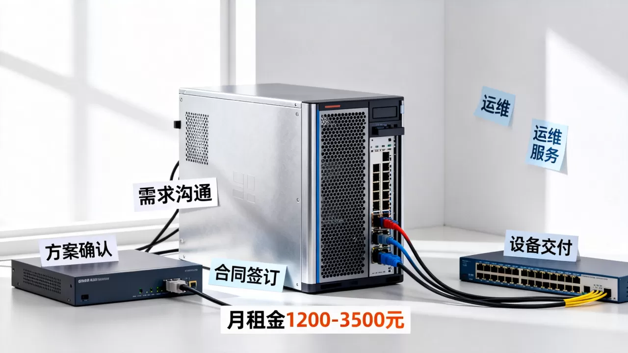 租一台武汉独立物理服务器要走哪些流程，多少钱？