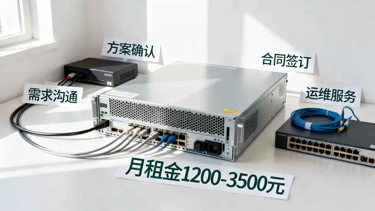 租一台武汉独立物理服务器要走哪些流程，多少钱？