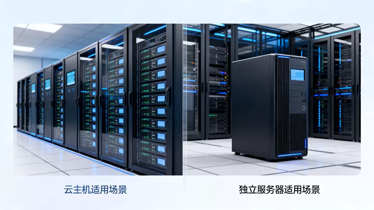 云主机与独立服务器适用场景的分界线