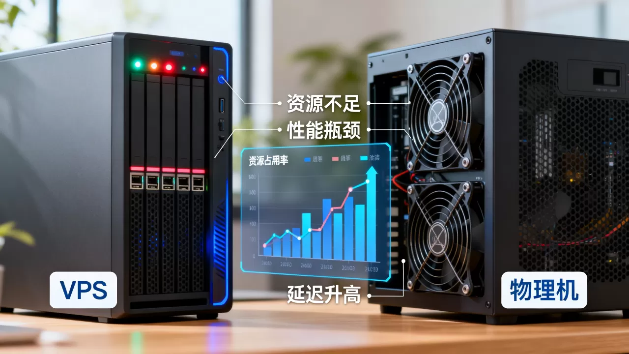 业务从VPS过渡到物理机前会出现的几个典型信号 业务从VPS过渡到物理机前会出现的几个典型信号