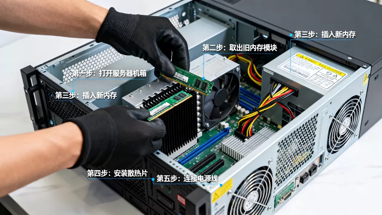 独立服务器内存扩容的正确操作顺序是什么？服务器内存怎么加，扩容步骤详解