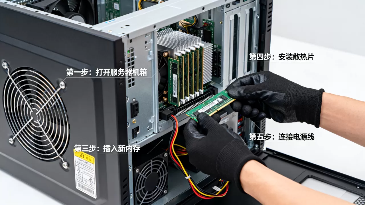 独立服务器内存扩容的正确操作顺序是什么？服务器内存怎么加，扩容步骤详解