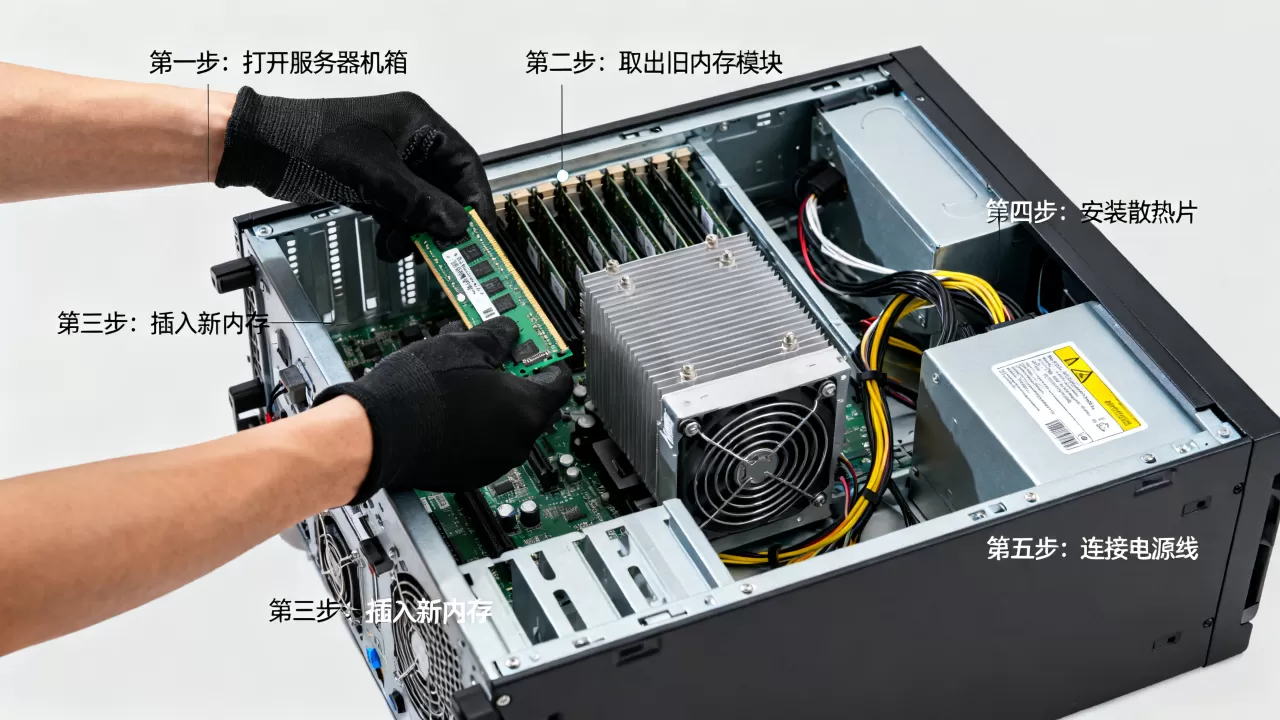 独立服务器内存扩容的正确操作顺序是什么？服务器内存怎么加，扩容步骤详解