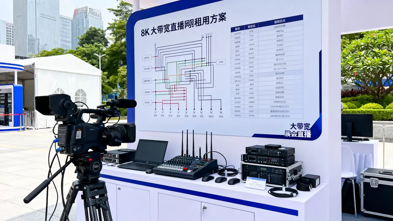 广州展会视频直播大带宽租用方案 广州展会视频直播大带宽租用方案