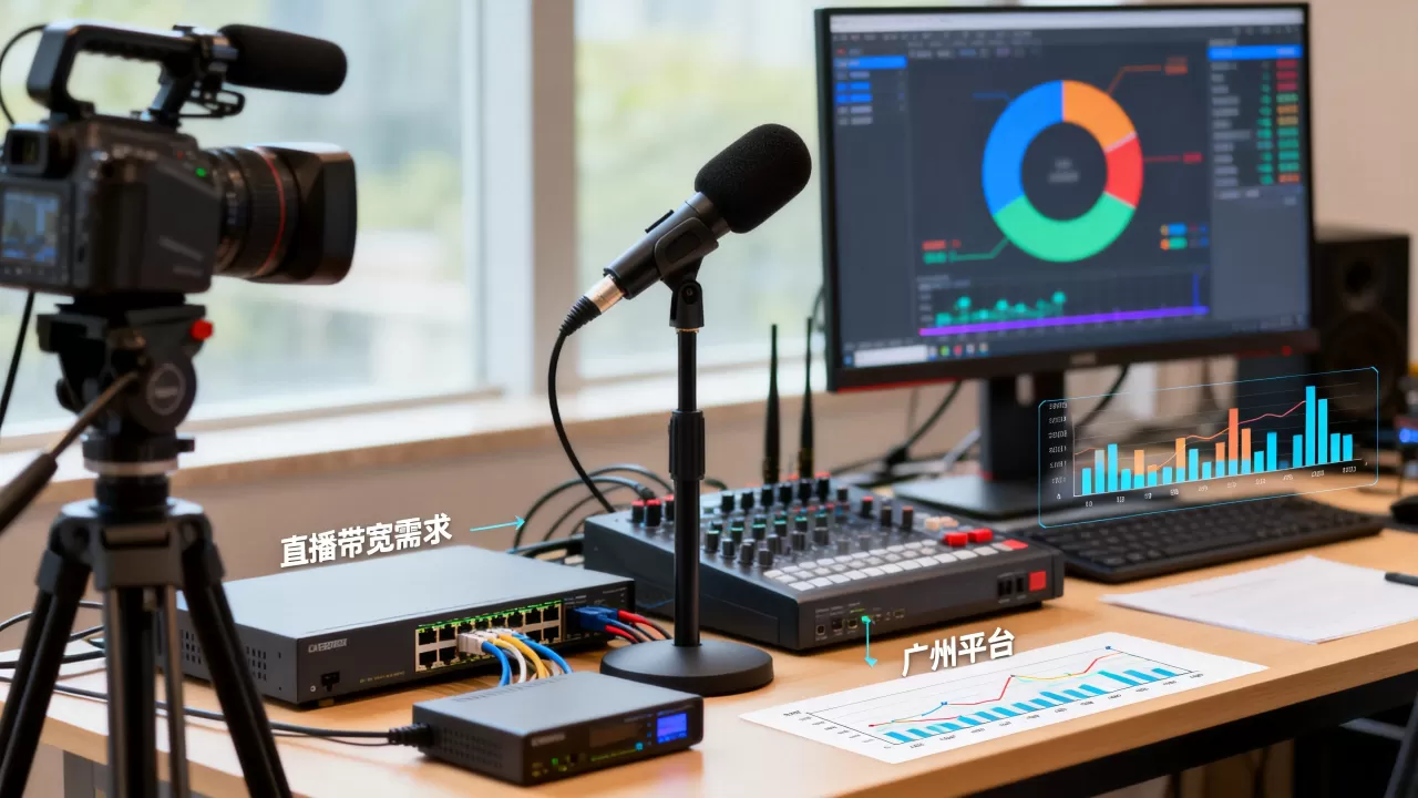广州直播平台要租多大带宽才够用？