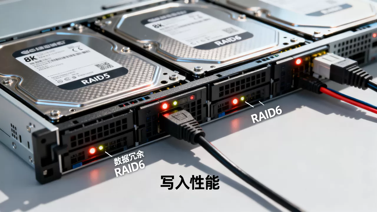 独立服务器RAID5与RAID6差异是什么?如何取舍 独立服务器RAID5与RAID6差异是什么?如何取舍