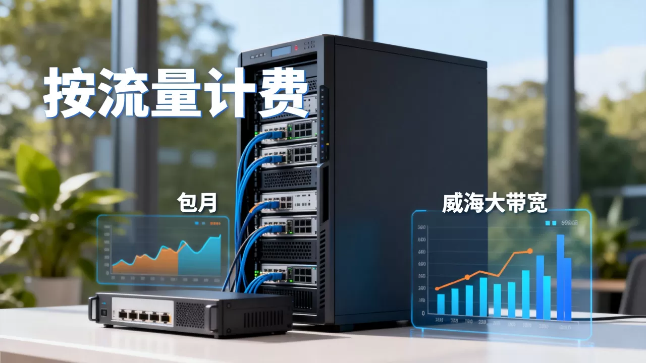 威海大带宽租用按流量计费划算吗？与包月怎么算账