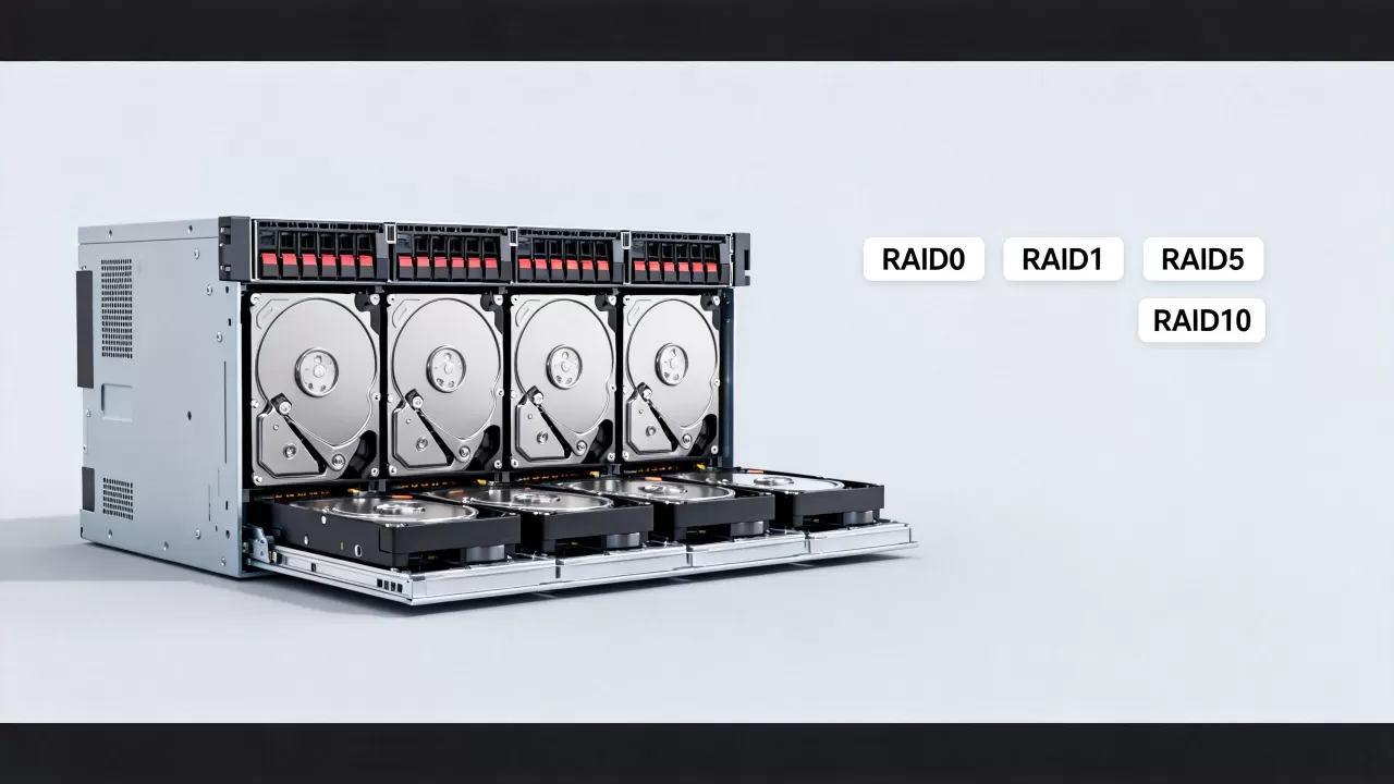 广州独立服务器硬盘阵列RAID配置怎么选?RAID0、RAID1、RAID5、RAID10哪个好 广州独立服务器硬盘阵列RAID配置怎么选?RAID0、RAID1、RAID5、RAID10哪个好