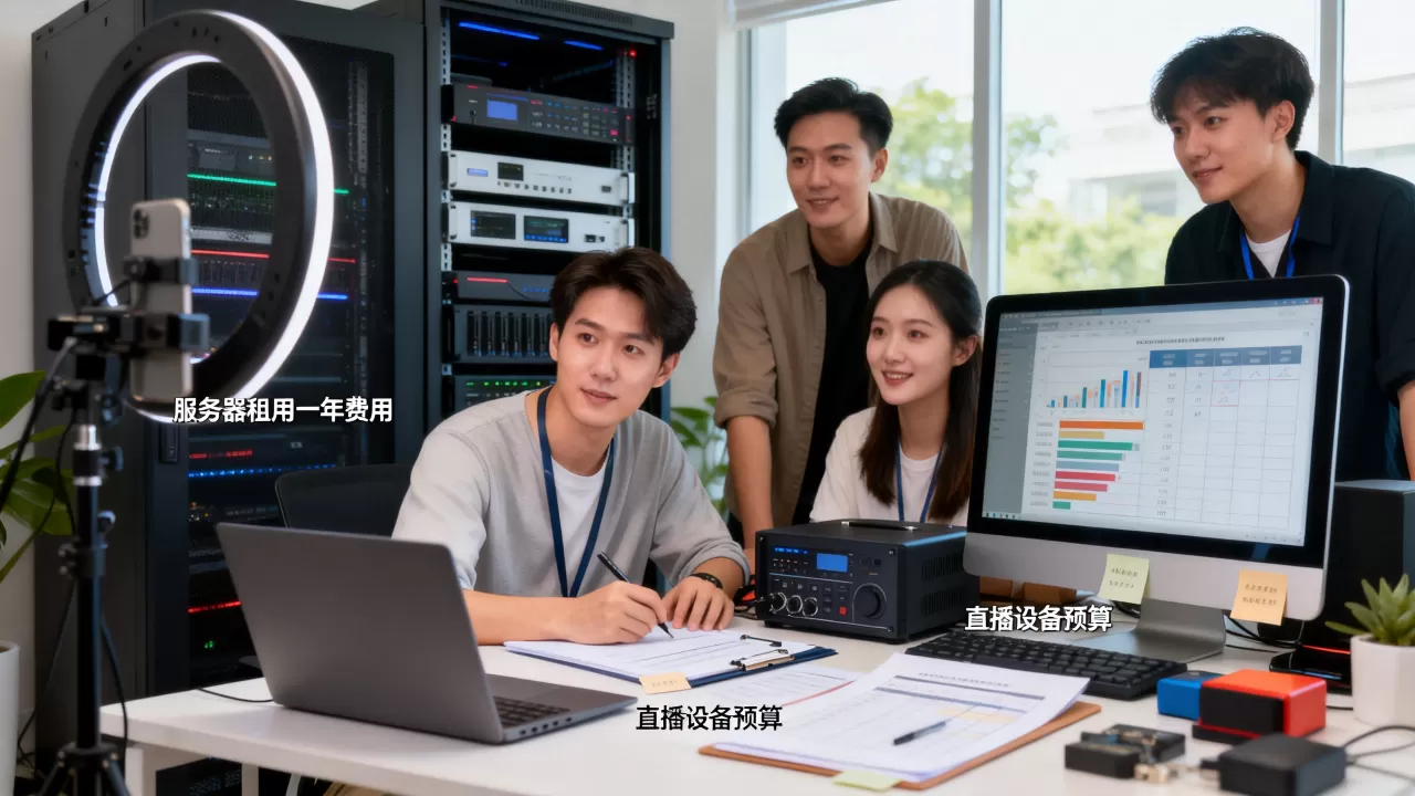 临沂服务器租用一年多少钱？直播创业团队预算怎么规划？