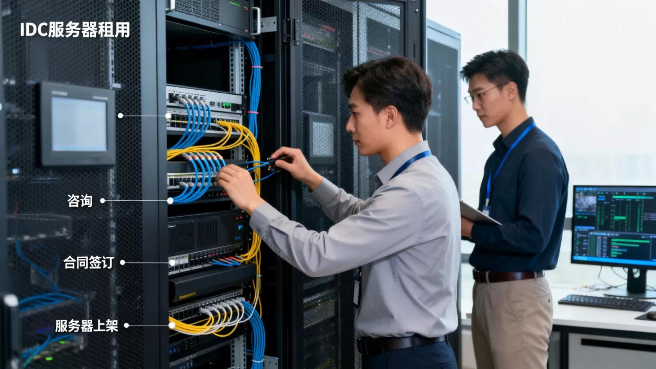 成都IDC服务器租用从咨询到上架的流程是什么？租用机房要多久？