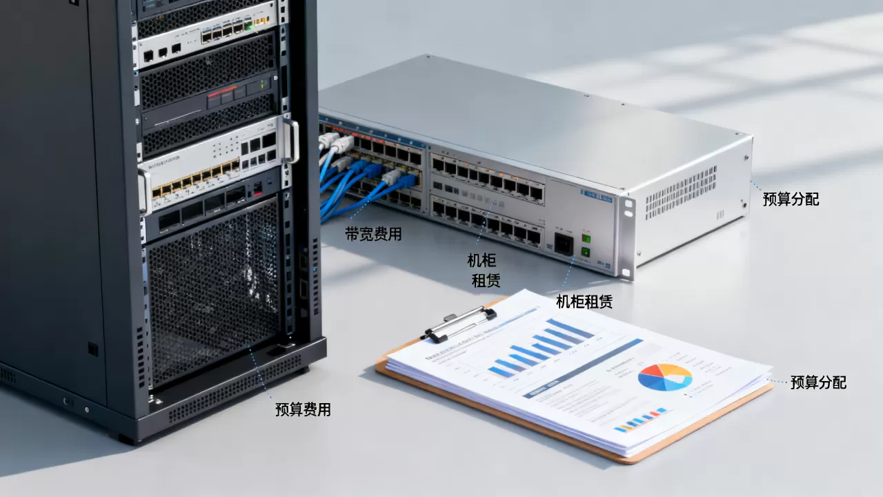 上海大带宽租用和机柜费用怎么做预算分配