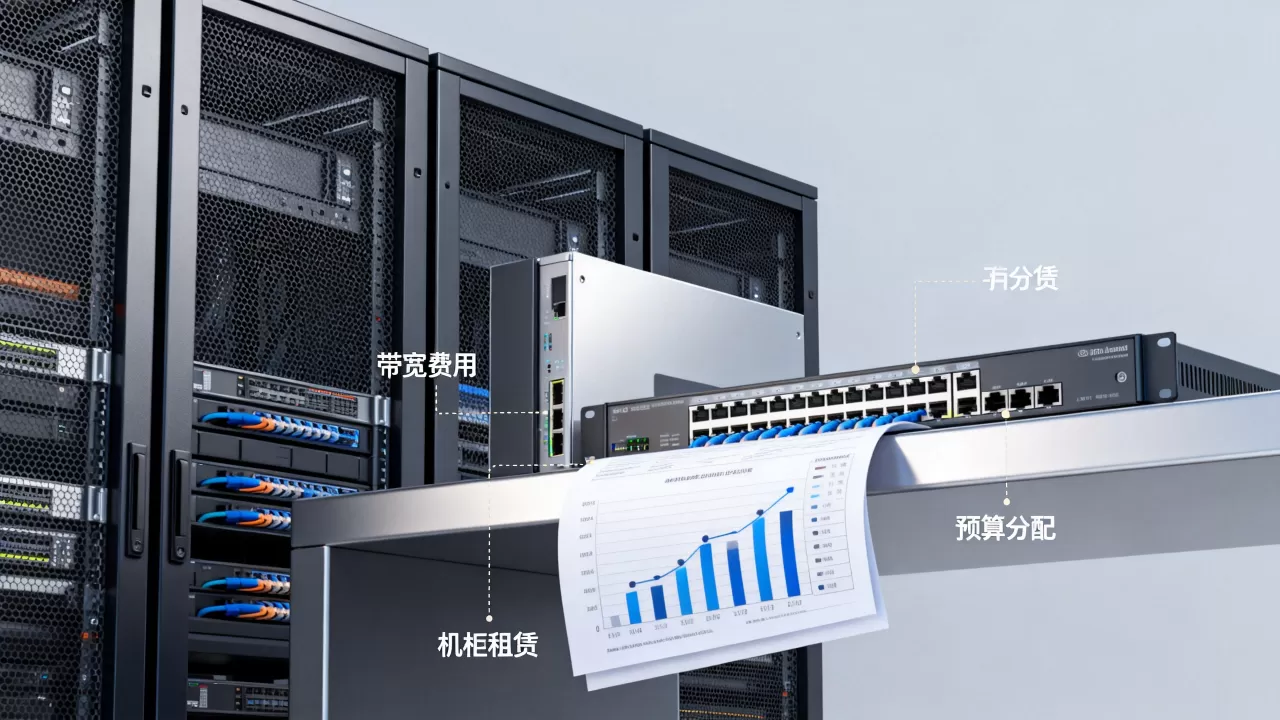 上海大带宽租用和机柜费用怎么做预算分配