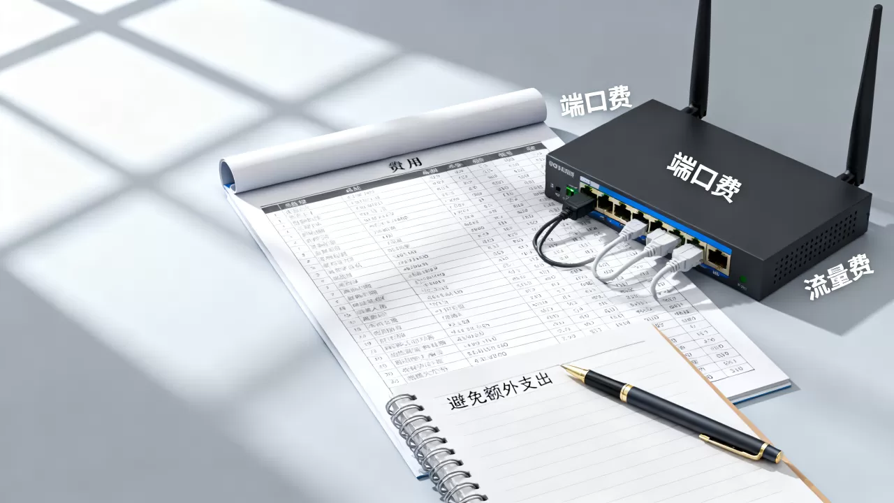 上海大带宽租用费用构成里的端口费与流量费怎么看？如何避免额外支出