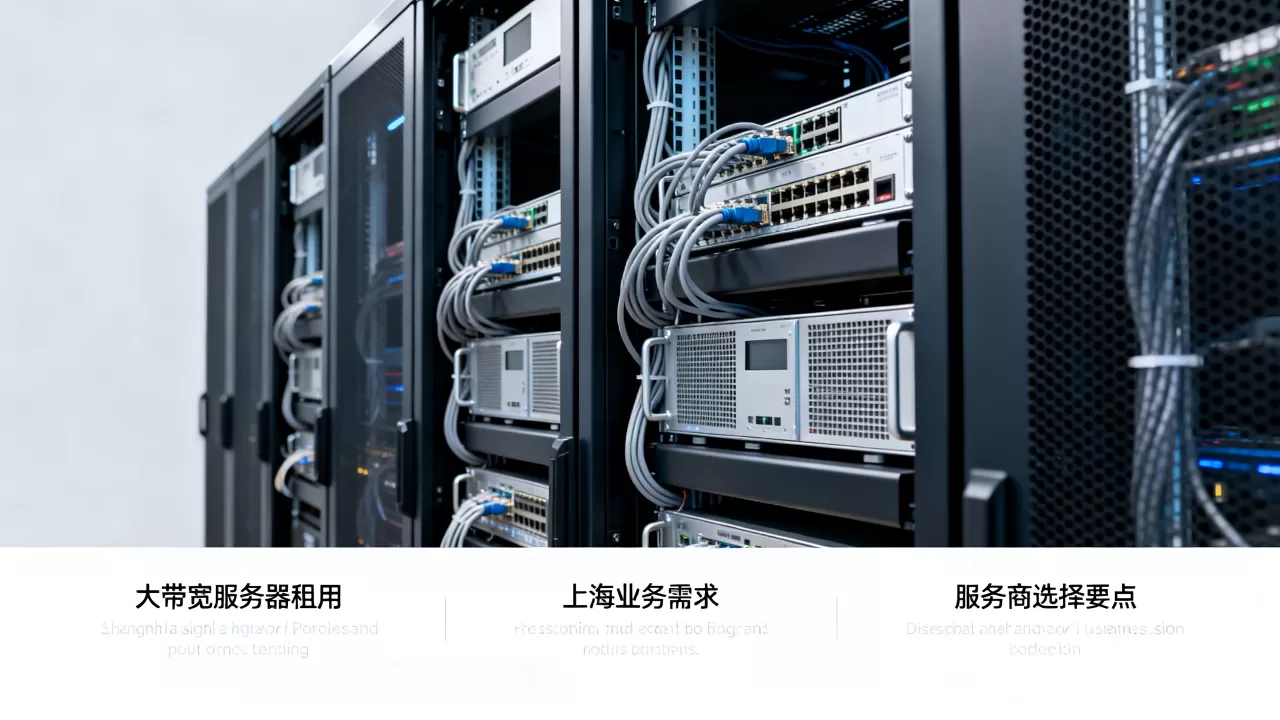 上海大带宽服务器租用适合哪些业务，如何选择服务商