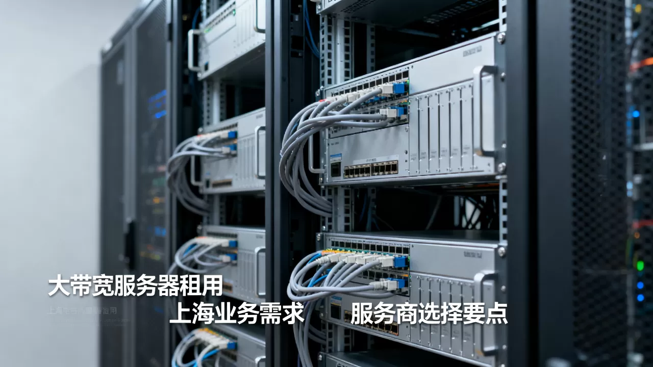 上海大带宽服务器租用适合哪些业务，如何选择服务商