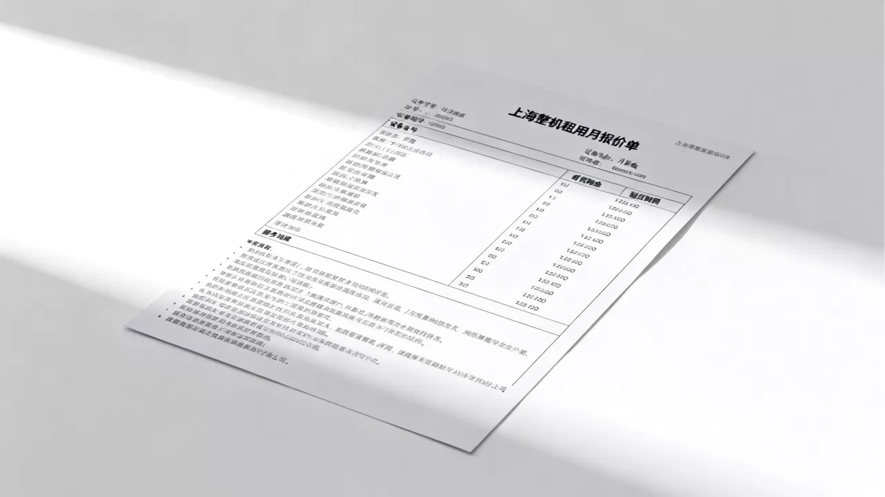 上海整机租用月报价单一般包含什么 上海整机租用月报价单一般包含什么