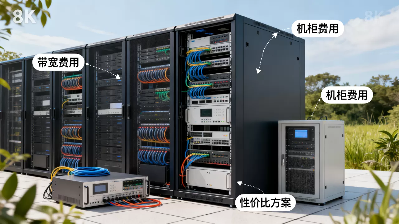 上海IDC服务器租用，带宽与机柜费用怎么算？企业如何选择性价比方案？