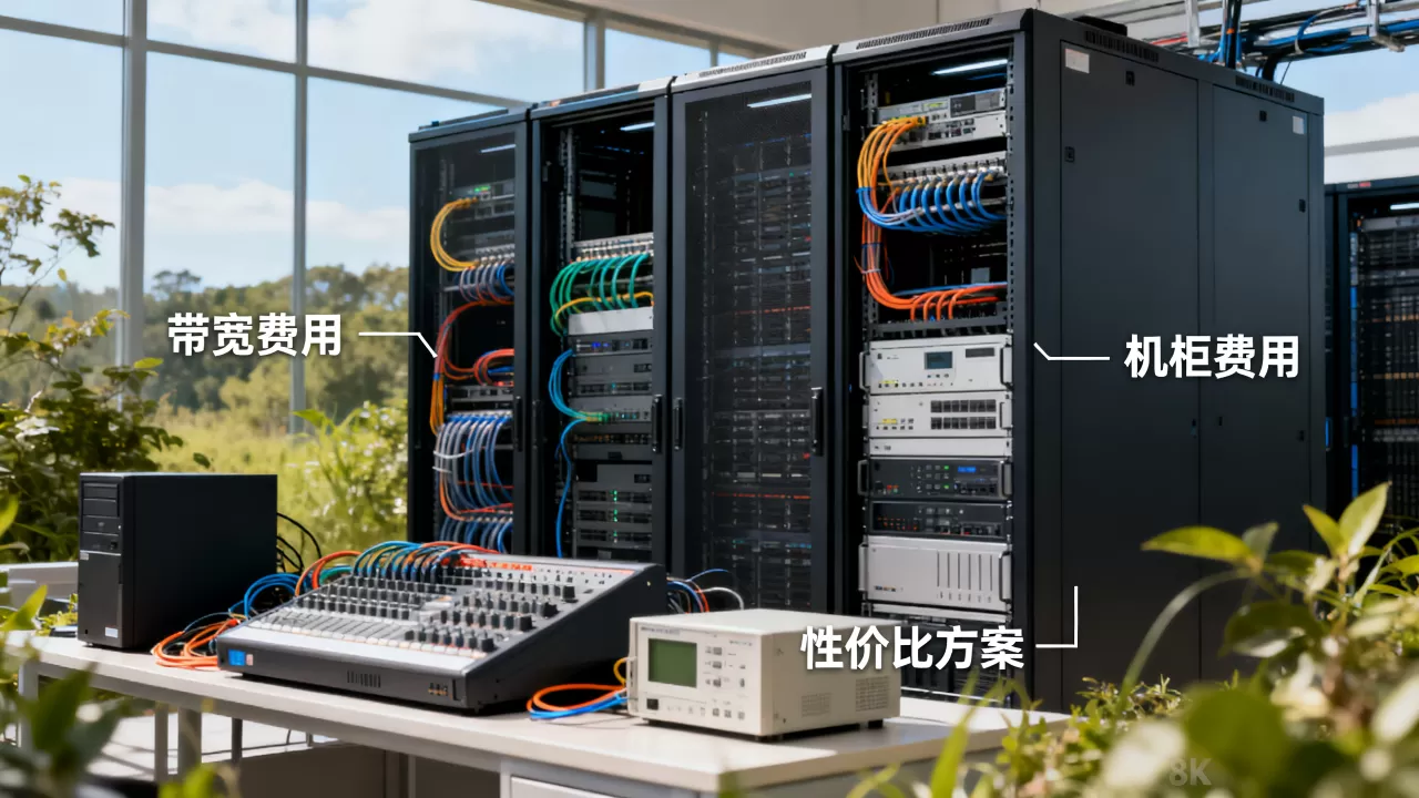 上海IDC服务器租用，带宽与机柜费用怎么算？企业如何选择性价比方案？