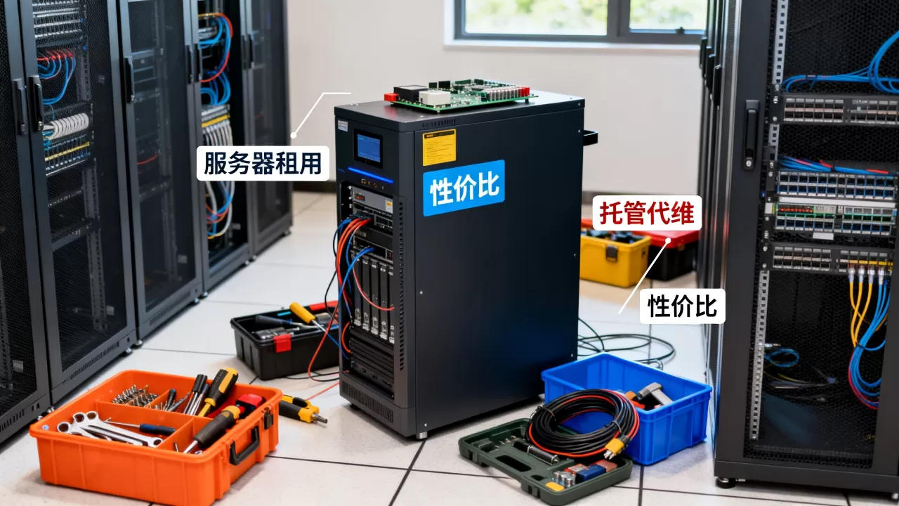 上海服务器租用和托管代维怎么选,哪个性价比更高更省心? 上海服务器租用和托管代维怎么选,哪个性价比更高更省心?